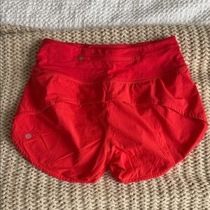 lululemon athletica Women's Bright Red Athletic Shorts